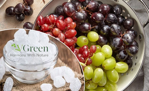 làm rượu nho bằng đường phèn